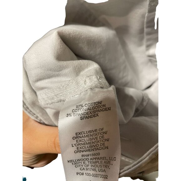 Wit & Wisdom Gray White Camouflage Pattern with Pockets - Picture 4 of 4